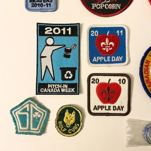 Lot of Assorted Patches and Beer Bottle Cap Boy Scouts  Camp Air Show Cubs - Picture 3 of 11